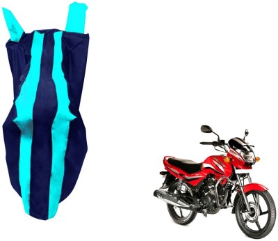 WolkomHome Two Wheeler Cover for Hero(Achiever, Blue)