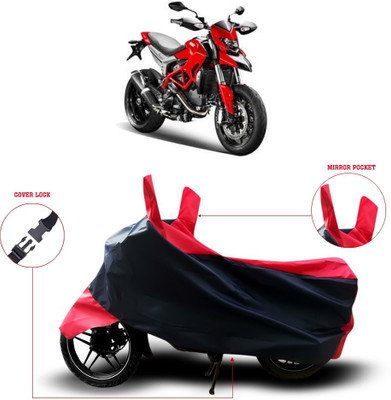 Shelterhub Enterprises Two Wheeler Cover for Ducati(Hypermotard, Black)