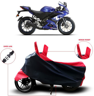 MSR STORE Two Wheeler Cover for Yamaha(YZF R15 S, Black)