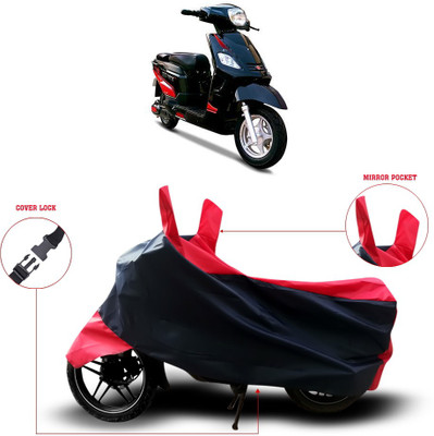 Shelterhub Enterprises Two Wheeler Cover for Hero(Electric NYX e5, Black)