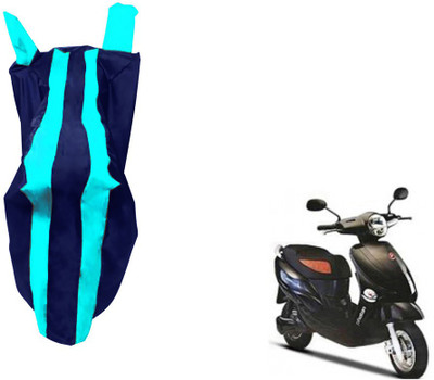 WolkomHome Two Wheeler Cover for Hero(Electric, Blue)