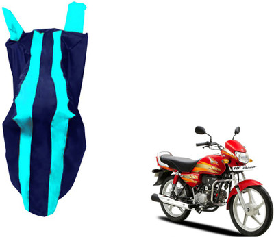 WolkomHome Two Wheeler Cover for Hero(HF Deluxe, Blue)