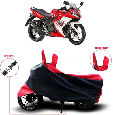 MSR STORE Two Wheeler Cover for Yamaha(YZF R15 S, Black)