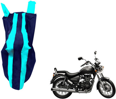 WolkomHome Two Wheeler Cover for Royal Enfield(Thunderbird 500, Blue)