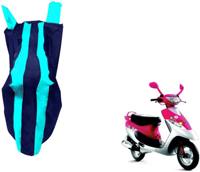 WolkomHome Two Wheeler Cover for TVS(Pantero, Blue)