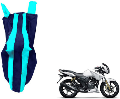 WolkomHome Two Wheeler Cover for TVS(Apache RTR 180, Blue)