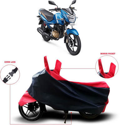 THE REAL ARV Two Wheeler Cover for TVS(Blue)