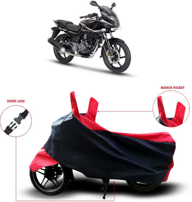 ANTHUB Two Wheeler Cover for Bajaj(Black)