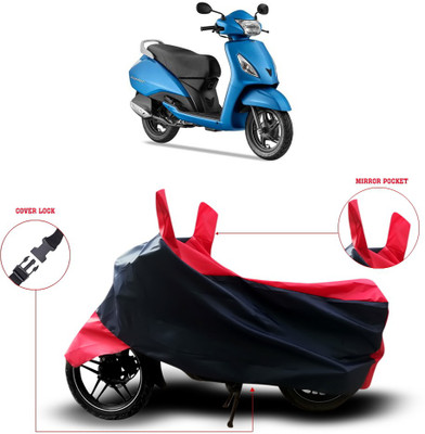 ANTHUB Two Wheeler Cover for TVS(Black)