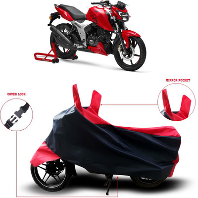 Shelterhub Enterprises Two Wheeler Cover for TVS(Black)