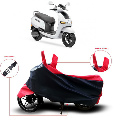 ANTHUB Two Wheeler Cover for TVS(Black)