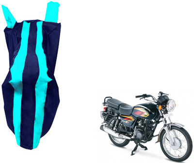 WolkomHome Two Wheeler Cover for TVS(Max 4R, Blue)