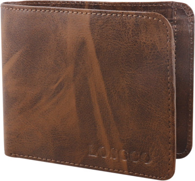 loscco Men Brown Artificial Leather Wallet(5 Card Slots)