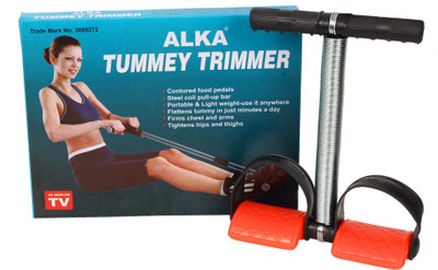 ALKA SINGLE STEEL SPRING AB EXERCISER FOR HOME GYM Ab Exerciser(Red)