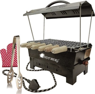 HOT BERG PortableOutdoorTabletopCharcoalBarbecueGrillRound Electric Grill