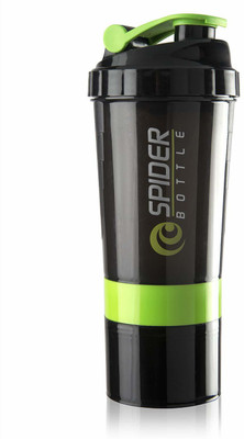DOVEAZ 500 ml Plastic Shaker(Pack of 1, Green)