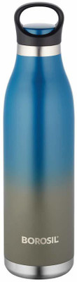 BOROSIL 700 ml Steel Bottle(Pack of 1, Blue)
