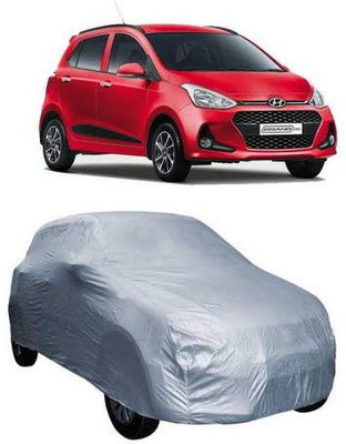 AASTER Car Cover For Hyundai Grand i10 (Without Mirror Pockets)(Silver)