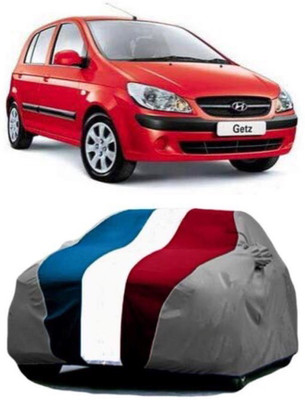 AASTER Car Cover For Hyundai Getz Prime (With Mirror Pockets)(Red, Blue, Grey)
