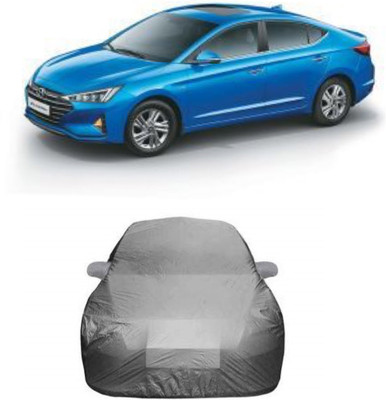 AASTER Car Cover For Hyundai Elantra (With Mirror Pockets)(Grey)