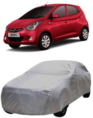 AASTER Car Cover For Hyundai Eon (Without Mirror Pockets)(Grey)