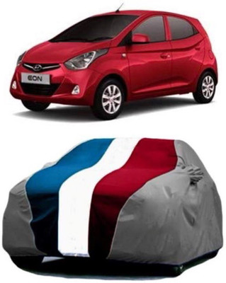 AASTER Car Cover For Hyundai Eon (With Mirror Pockets)(Red, Blue, Grey)