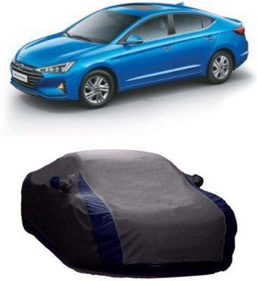 AASTER Car Cover For Hyundai Elantra (With Mirror Pockets)(Grey)