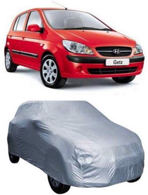 AASTER Car Cover For Hyundai Getz Prime (Without Mirror Pockets)(Silver)