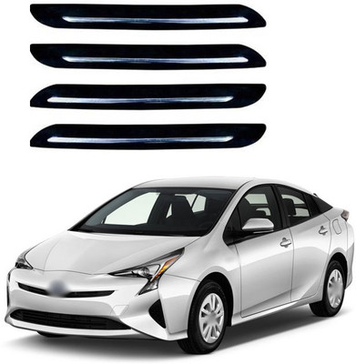 XZRTZ Plastic Car Bumper Guard(Black, Silver, Pack of 4, Toyota, Land Cruiser)