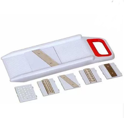 AKSHAR SALES 6 in 1 Multipurpose Vegetable & Fruit Grater, Slicer & Chipser Vegetable & Fruit Slicer(1 Slicer)