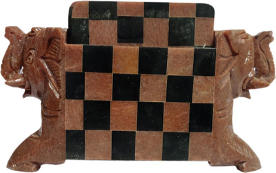 Purpledip Square Reversible Sandstone Coaster Set(Pack of 6)