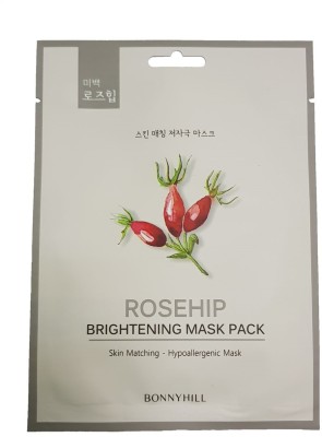 Bonnyhill Rosehip Brightening Mask Pack (Pack of 10)(250 ml)