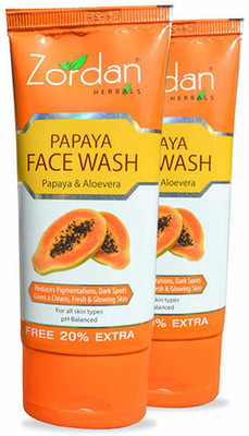 ZORDAN PAPAYA FACE WASH (120ML*2)  (240 ml) Face Wash(240 ml)