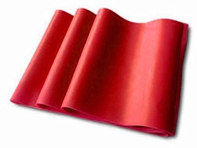IRIS 0.4 mm Elastic Exercise and Workout Aerobic Band(Red, Pack of 1)