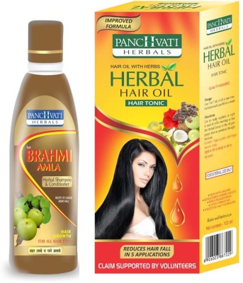 panchvati herbals Hair Oil & Brahmi Amla Shampoo Hair Oil(100 ml)