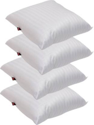 Texlux Microfibre Solid Cushion Pack of 4(White)