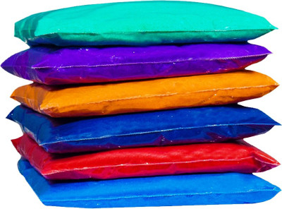rio agencies Pack of 6 Rangoli Powder(Multicolor)