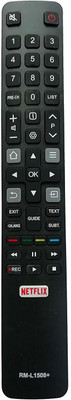 LipiWorld RM-L1508+ LED LCD Smart TV HD Compatible with Function Netflix  TCL Remote Controller(Black)