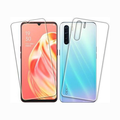 Fashion Way Front and Back Screen Guard for OPPO F15(Pack of 2)