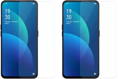 ISAAK Tempered Glass Guard for OPPO K3(Pack of 2)