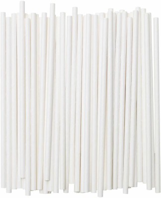 IKEA Straight Drinking Straw(White, Pack of 100)