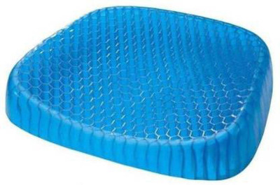 Fitaza Gel Egg Rubber Sitter Cushion Soft Breathable Honeycomb Seat Hip Support Back / Lumbar Support(Blue)