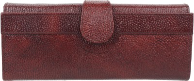 anice Women Casual, Formal, Trendy Maroon Genuine Leather Wallet(5 Card Slots)