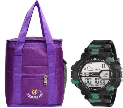 GOOD FRIENDS Tiffin Bag Best Quality Waterproof Lunch Bag(Purple, 4 L)