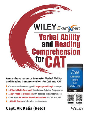 Verbal Ability and Reading Comprehension for CAT First Edition(English, Paperback, AK Kalia)