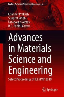 Advances in Materials Science and Engineering(English, Hardcover, unknown)