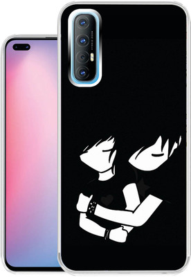 Case Club Back Cover for OPPO Reno 3 Pro(Black, Grip Case, Silicon, Pack of: 1)