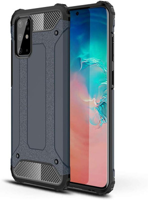 SmartLike Back Cover for Samsung Galaxy Note10 Lite SM-N770F/DS(Blue, Rugged Armor, Silicon, Pack of: 1)