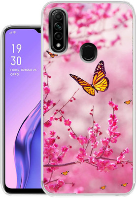 Case Club Back Cover for oppo a31(Pink, Grip Case, Silicon, Pack of: 1)