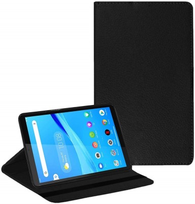 realtech Flip Cover for Lenovo Tab M8 2nd Gen 8 inch(Black, Dual Protection, Pack of: 1)